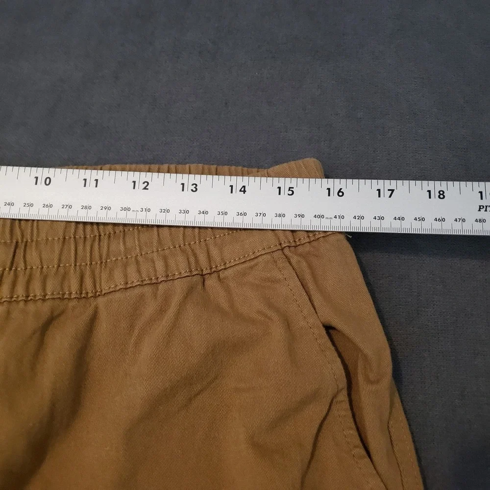 Hedge Jogger‎ Pants Mens Large Brown Tan Cotton Stretch Drawstring